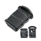 Replacement key fob shell set with battery holder, includes cover and inner parts, dark gray