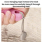 Silicone cable organizer tie with round base used by hand to secure cords