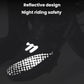 WEST BIKING reflective half-length shoe cover with logo and dotted pattern