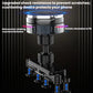 Rotating suction-cup car phone mount with shock-resistant rotating collar