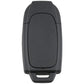 Black folding car remote key shell back cover with protective housing and lanyard loop
