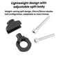 Bicycle chain breaker tool with adjustable split body and threaded rods
