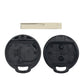 Key shell interior halves showing blade slot and button components