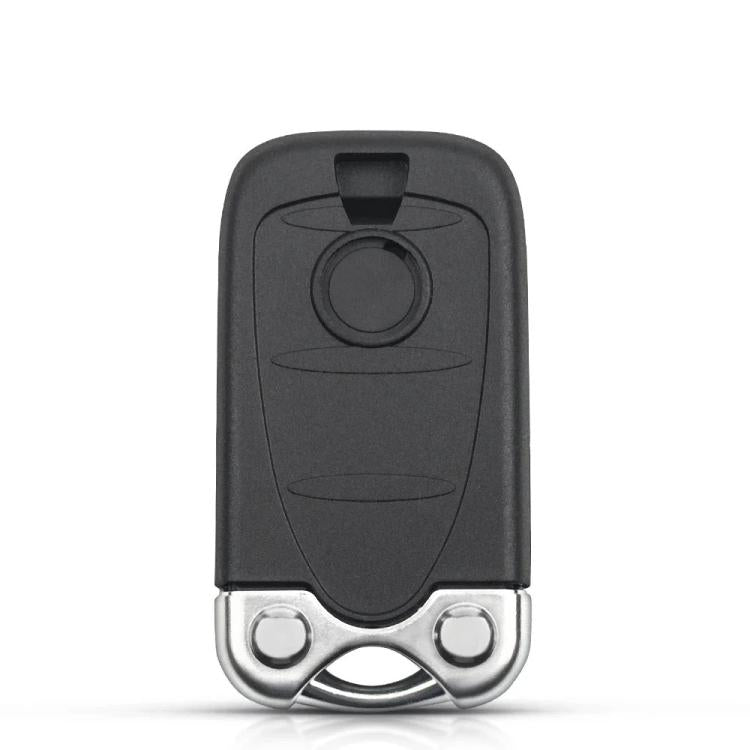 Car key remote control shell, black front panel with circular button detail