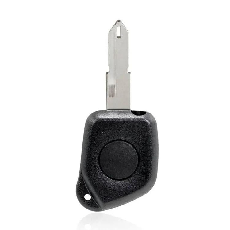 Black key remote shell with metal key blade, no battery holder