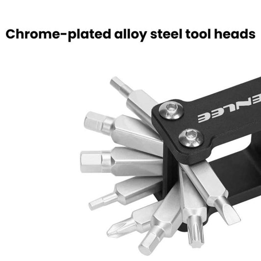 Chrome-plated alloy steel tool heads with folding multi-nozzle bits