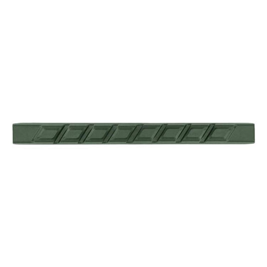 Bike chain anti-scratch protective strip, dark green 3D relief pattern, long adhesive strip