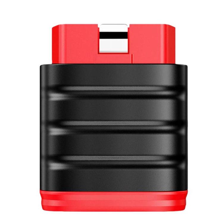 THINKSAFE OBD2 diagnostic tool, red and black handheld device with connector window