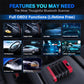 THINKSAFE OBD2 functions diagnostic tool with red-and-black handheld body