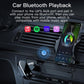 Black Bluetooth audio receiver with 3.5mm AUX plug and on-device call controls