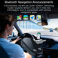 Black Bluetooth receiver with 3.5mm AUX plug and volume-style button controls