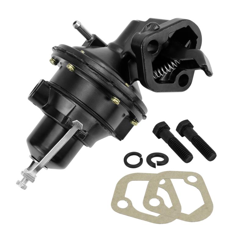 Mechanical fuel pump assembly with mounting bracket and included gasket and screws