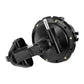 Mechanical fuel pump with side inlet, round housing, and metal push rod