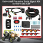 ATV turn signal wiring harness kit with emergency switch, flasher module, and connectors