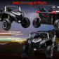 ATV left and right turn signal wiring setup with front amber and rear red lights