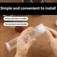 Clear filter holder cartridge with ridged filter area, handled for installation