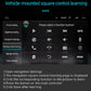 In-car screen showing steering wheel control function learning interface icons