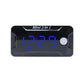 Three-in-one digital meter with blue LED voltage/temperature readout