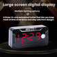 Three-in-one waterproof digital meter with red LED display and side control button