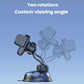Car vent phone mount with two-axis rotating viewing angle and blue cradle