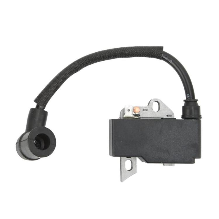 Ignition coil module with black lead wire and mounting bracket for STIHL