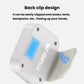 White LED headlamp/work light with back clip mount and side blue glow LEDs