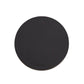 Wheel hub center cap, black 51mm OD, flat top with 4 snap tabs