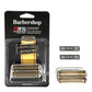 Replacement foil shaver head cutters and foils blister pack, gold