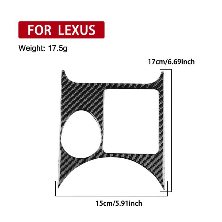 Black carbon-fiber ashtray panel sticker with curved bottom and rectangular slot