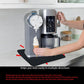 Black rubber moving pad under a slushie machine base, for easy sliding.