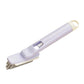Purple bathroom gap cleaning spray brush with long handle and rotating bristle head
