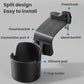 Dashboard cup holder storage box with silicone pad and metal buckle, black