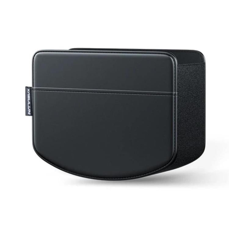 KABULUN black card ticket holder with curved pocket and hanging loop
