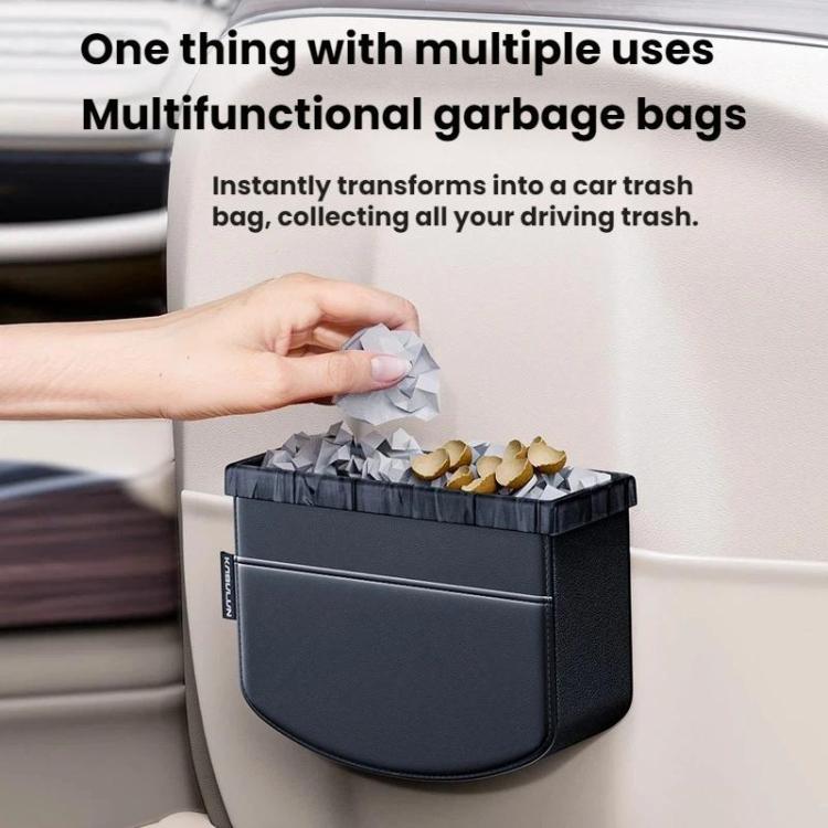 KABULUN black hanging storage pocket for organizing small items in a car