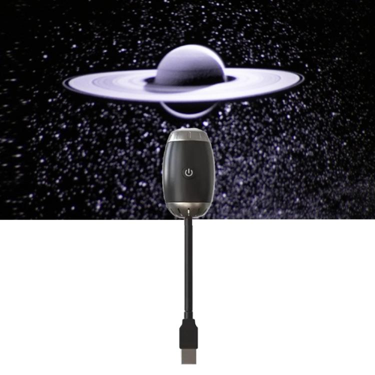 Car decorative projection night light with planet-style light pattern and hanging cable