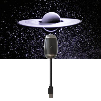 Car decorative projection night light with planet-style light pattern and hanging cable