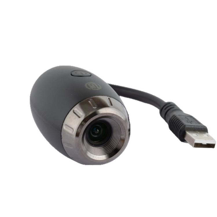 Car projection night light device with USB cable, rounded dark body, and lens front