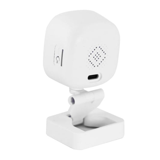Night vision home surveillance HD camera K14, white camera with side speaker grille and stand