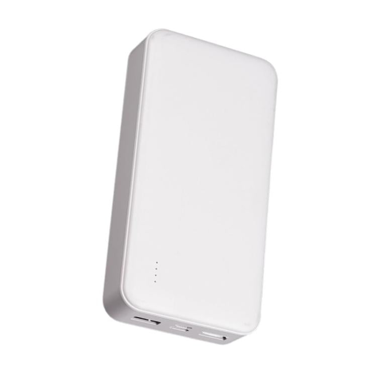White power bank-shaped hidden storage box with USB-style port on the side