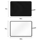 Black folding trunk mat, 120cm x 70cm size outline with side strap