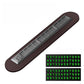 Temporary parking phone number sign, brown with green illuminated digit display
