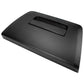 Dark gray tailgate handle cover with rectangular opening