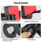Anti-shake phone holder details: anti-slip pad, charging port, 360° rotation.