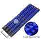 Blue socket organizer tray with carry handle and close-up of socket clip design