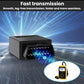 AUTOOL 24V to 12V OBD power step-down converter, black front opening for adapter connection