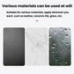 Self-adhesive hook placement on different surfaces: textured, marble, and glass