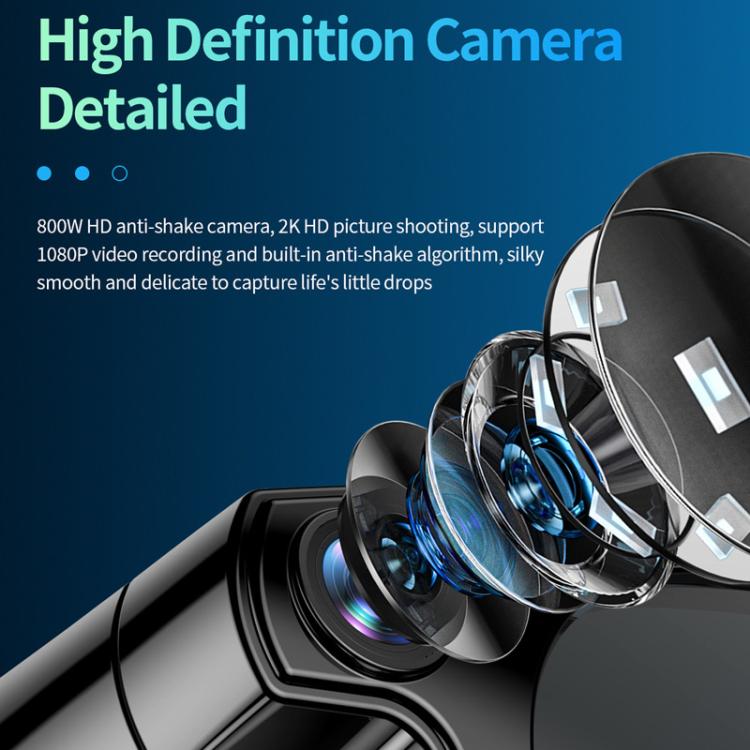 CY01 smart glasses camera lens shown in an exploded view