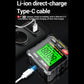 ANENG RN03 digital inclinometer with Type-C charging setup and green LCD readout
