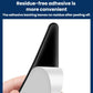 Hand peeling backing from black triangular car door corner bumper guard sticker