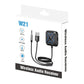 W21 Wireless Audio Receiver retail box with Bluetooth 5.3 and USB/Aux cables
